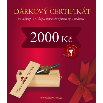 Dárkový certifikát Dárkový certifikát