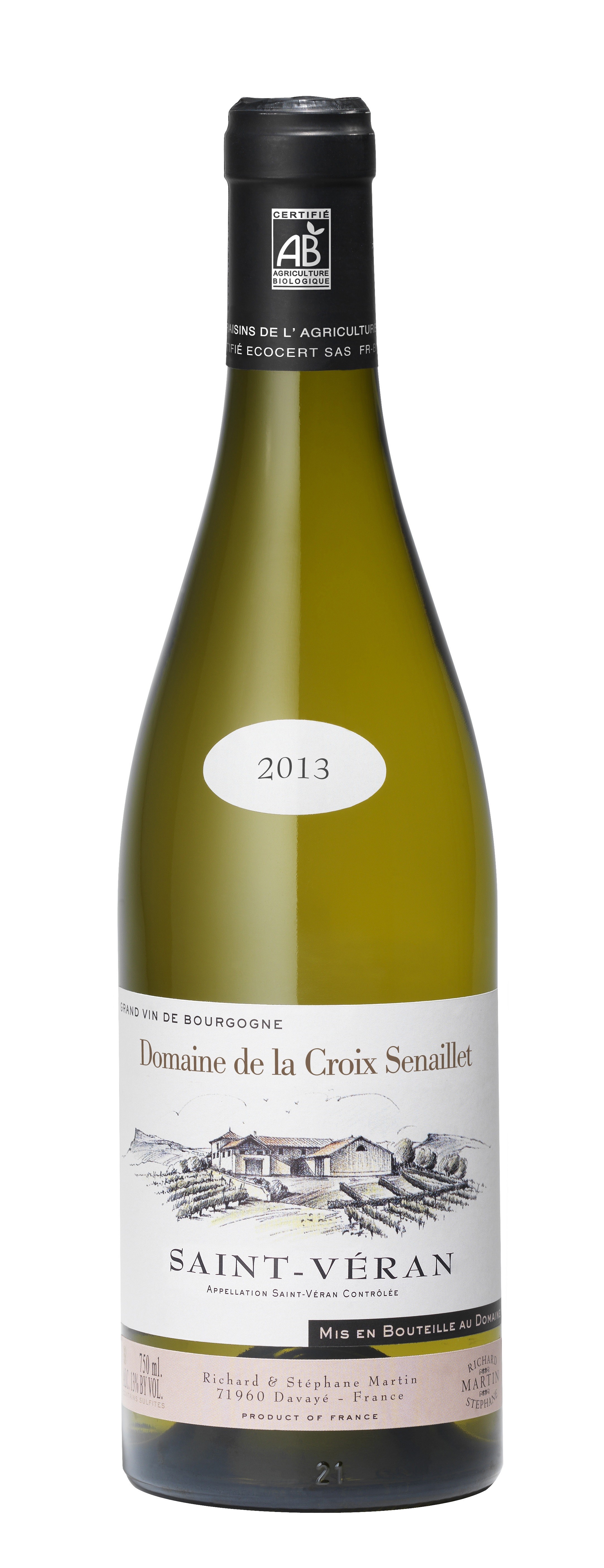 Saint Veran AOC 2014, 0,375 l, Domaine De La Croix Senaille - AKCE 