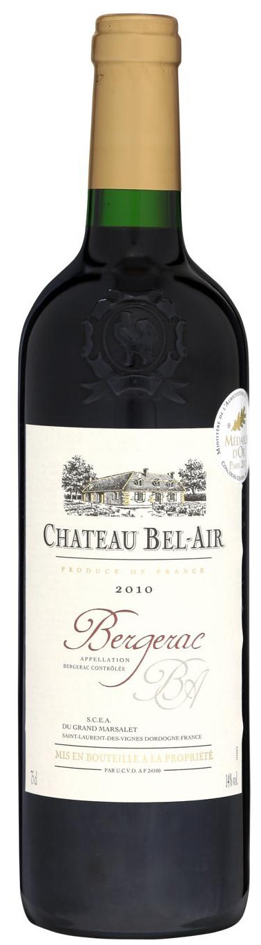 Chateau Bel Air 2019, A.O.C. Bergerac