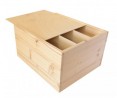 Dárkový dřevěný box na 6 lahví *