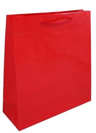 Dárková taška Milano - červená - 360x120x400 mm