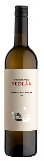 Pinot Chardonnay 2021, zemské, suché, Vinařství Sedlák