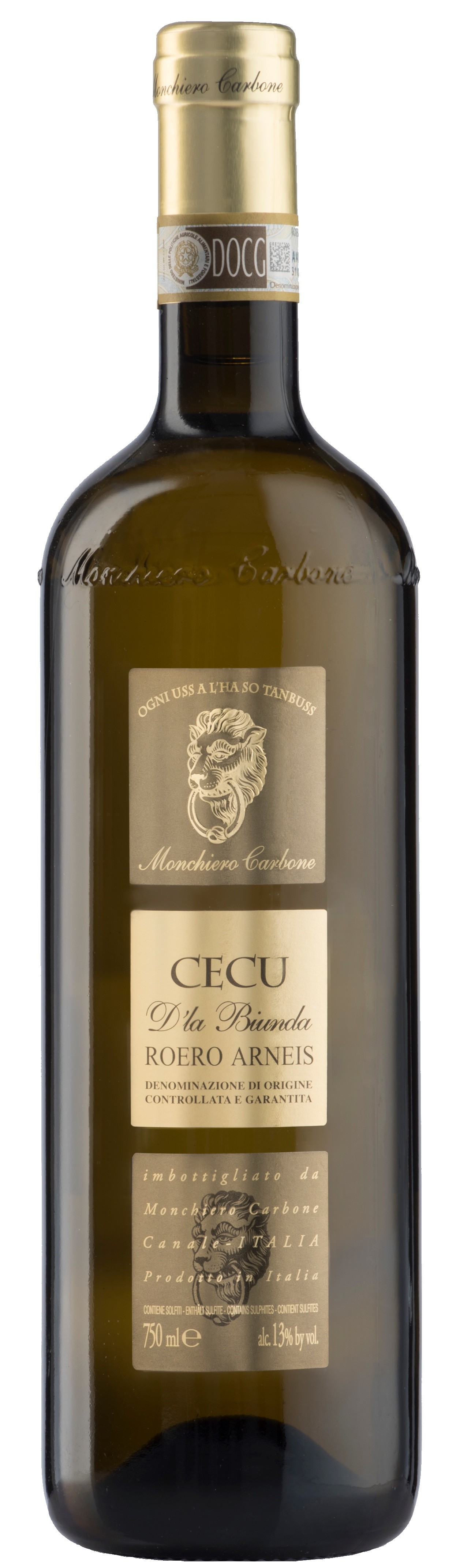 Cecu d´la Biunda Roero Arneis 2021, DOCG, Monchiero Carbone, Piemonte 