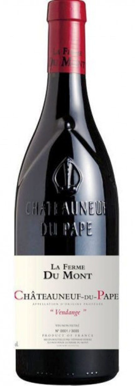 Chateauneuf du Pape red 2020 "Vendange", La Ferme du Mont