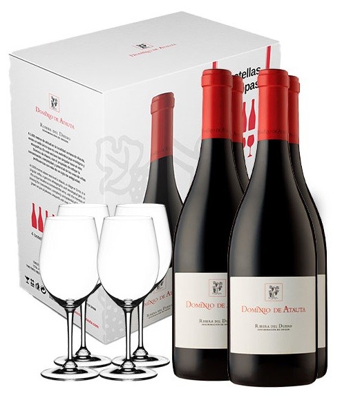 Dominio de Atauta Tinto 2018 - BOX (4x láhev 0,75l + 4 sklenice Riedel)