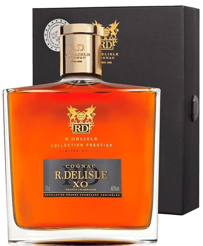 Cognac Richard Delisle XO, Grande Champagne, 40%, coffret carafe, 0,7l