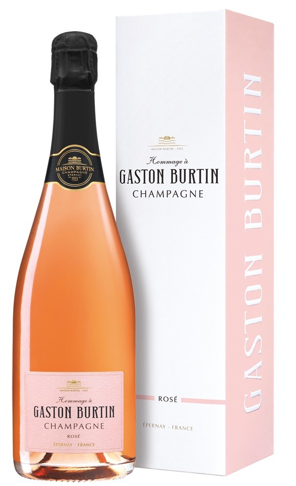 Dárkový box - Champagne Gaston Burtin - Rosé