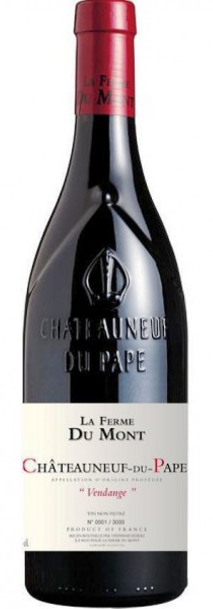 Chateauneuf du Pape red 2021 "Vendange", La Ferme du Mont