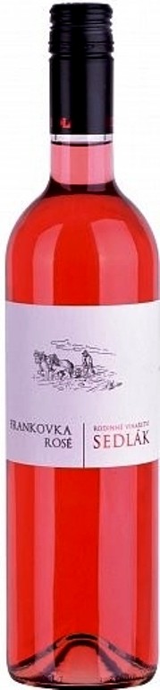 Frankovka rosé 2024, zemské, polosuché, Vinařství Sedlák