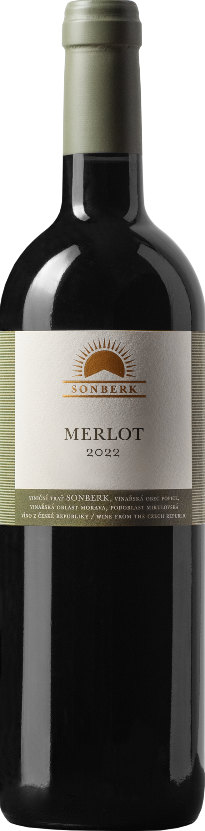Merlot Barrique 2022, výběr z hroznů, suché, Velký Sonberk