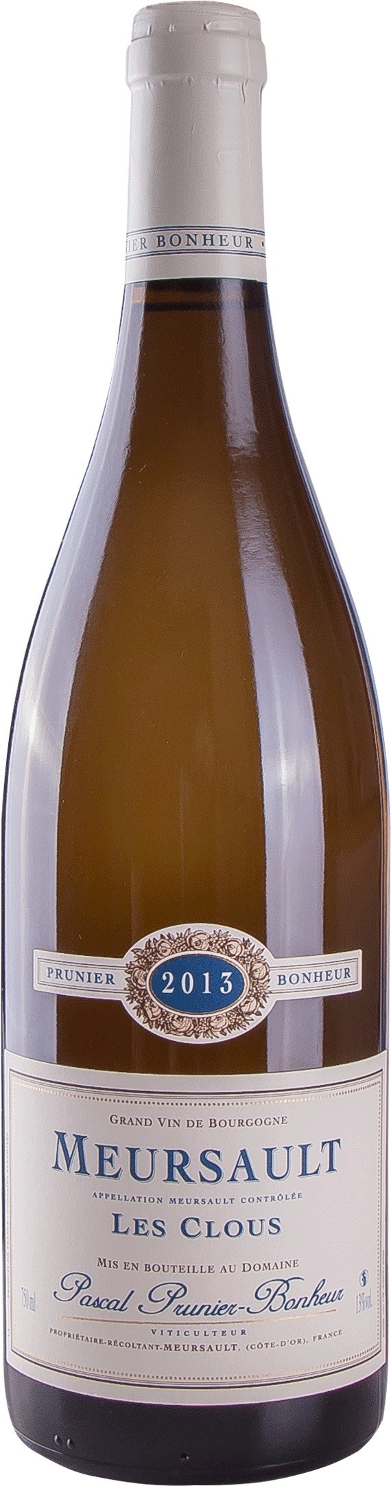 Meursault ,,Les Clous" blanc 2023, Domaine Pascal Prunier - Bonheur