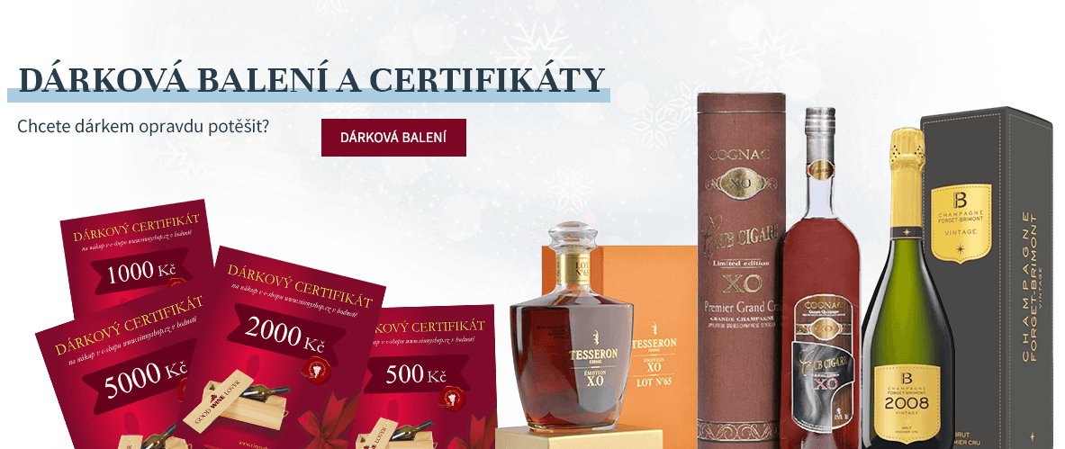Dárková balení a certifikáty